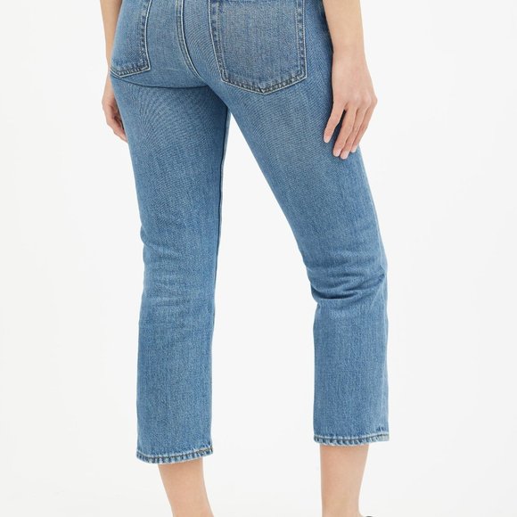 Acne Studios Pop LT Vintage Crop Boyfriend Jeans - Picture 3 of 10